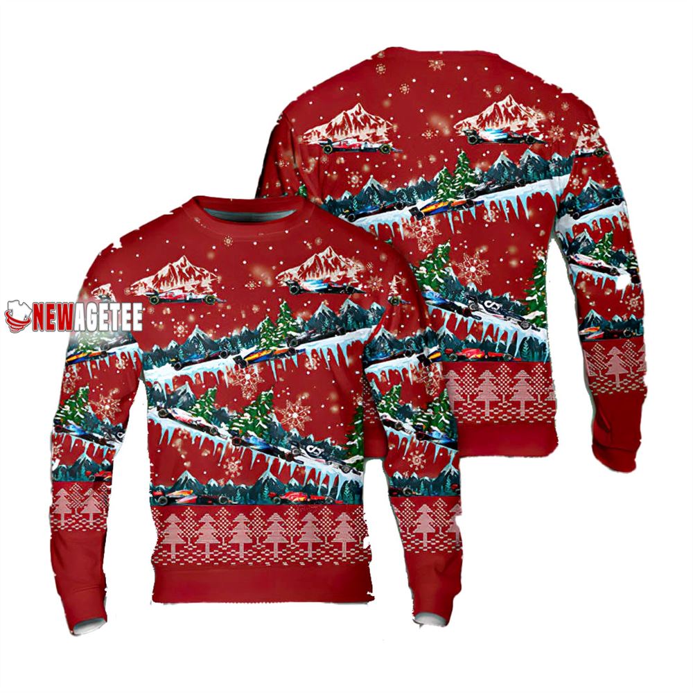 F1 Formula One Teams 2023 Christmas Ugly Sweater