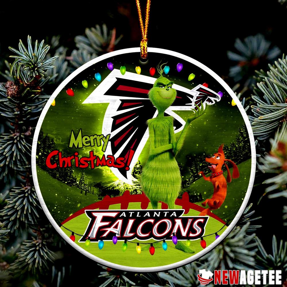 Funny Grinch Atlanta Falcons Nfl Merry Christmas Ornaments Tree Decoration Funny Grinch Atlanta Falcons Nfl Merry Christmas Ornaments Tree Decoration