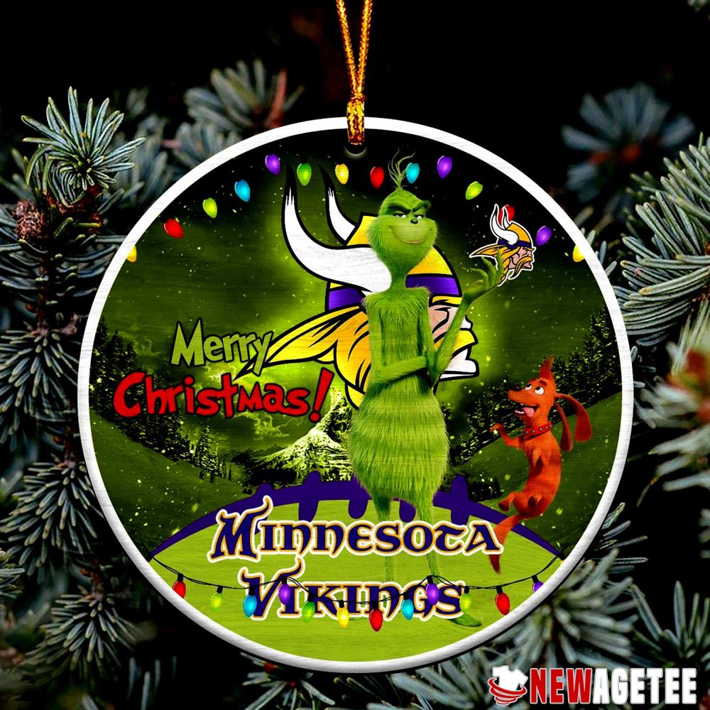 Funny Grinch Minnesota Vikings Nfl Merry Christmas Ornaments Tree Decoration Xmas Tree Decor Funny Grinch Minnesota Vikings Nfl Merry Christmas Ornaments Tree Decoration Xmas Tree Decor