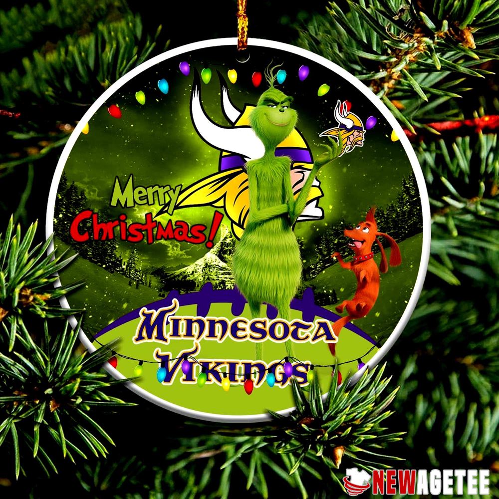 Funny Grinch Minnesota Vikings Nfl Merry Christmas Ornaments Tree Decoration Xmas Tree Decor Funny Grinch Minnesota Vikings Nfl Merry Christmas Ornaments Tree Decoration Xmas Tree Decor