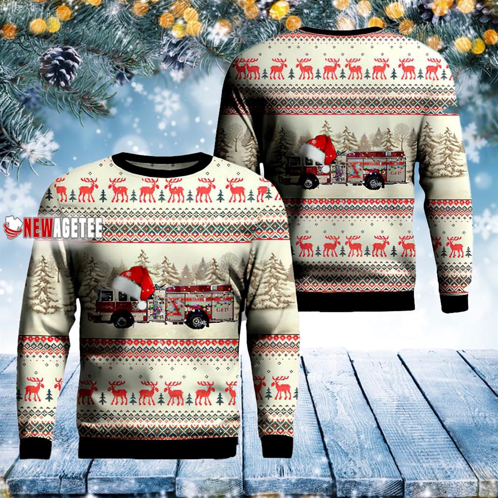 Gallatin Tennessee Gallatin Fire Department Christmas Sweater