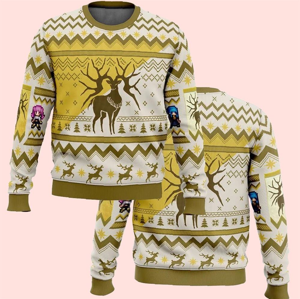 Golden Deer Fire Emblem Christmas Ugly Sweater