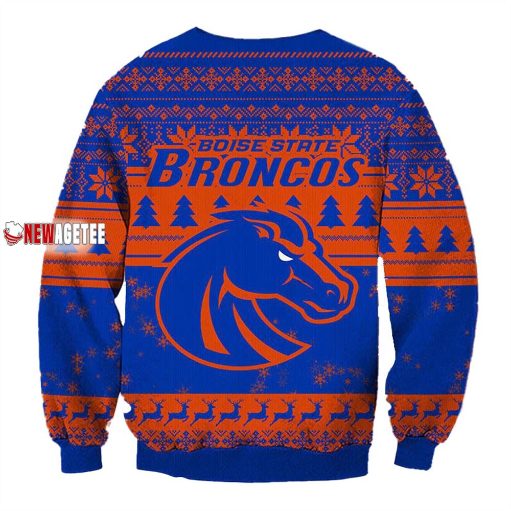 Grinch Stole Boise State Broncos Ncaa Christmas Ugly Sweater Grinch Stole Boise State Broncos Ncaa Christmas Ugly Sweater