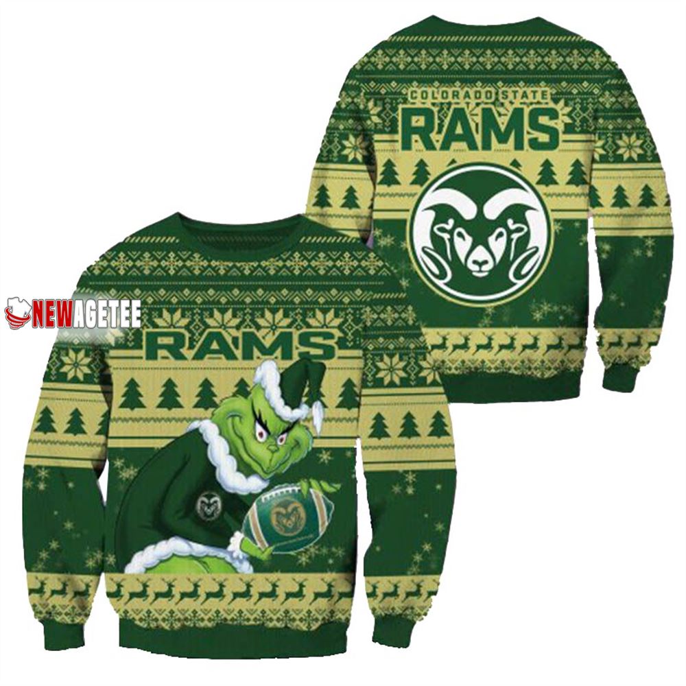 Grinch Stole Colorado State Rams Ncaa Christmas Ugly Sweater Grinch Stole Colorado State Rams Ncaa Christmas Ugly Sweater