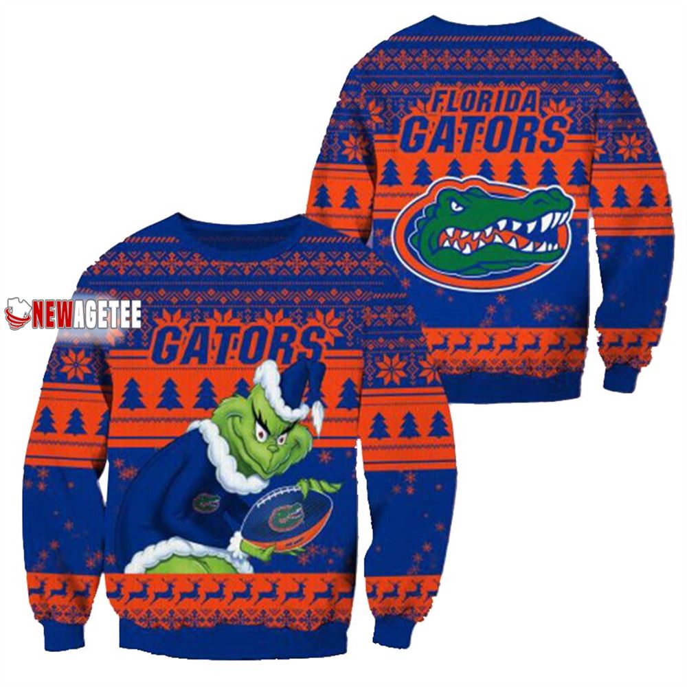 Grinch Stole Florida Gators Ncaa Christmas Ugly Sweater Grinch Stole Florida Gators Ncaa Christmas Ugly Sweater