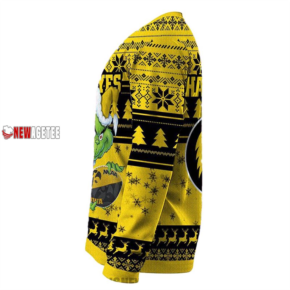 Grinch Stole Illinois Fighting Illini Ncaa Christmas Ugly Sweater