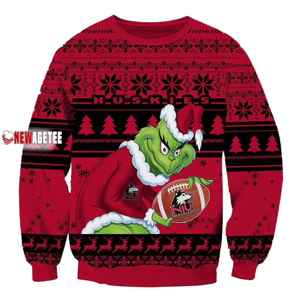Grinch Stole West Virginia Mountaineers Ncaa Christmas Ugly Sweater