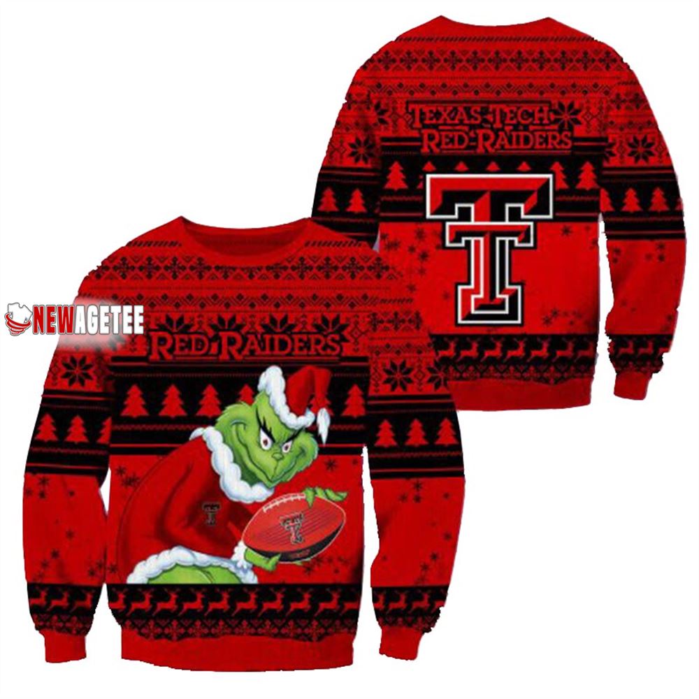 Grinch Stole Texas Longhorns Ncaa Christmas Ugly Sweater