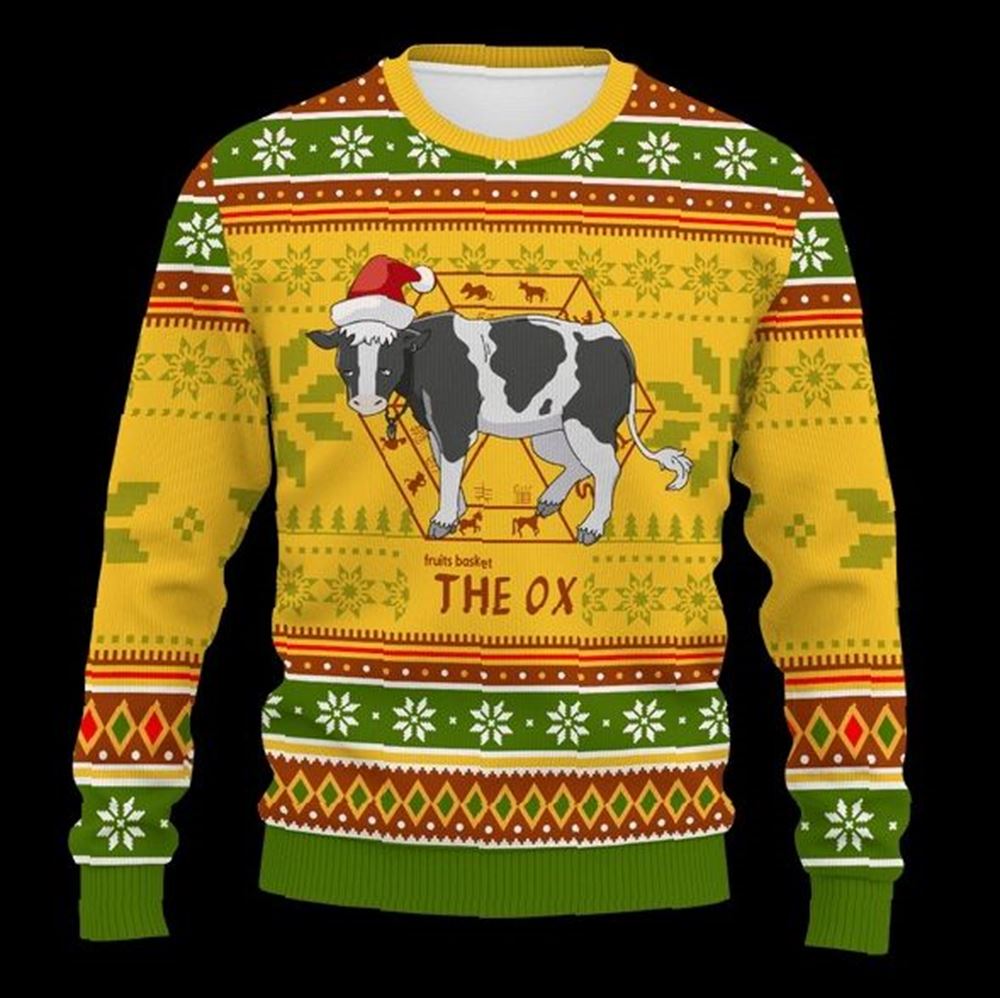 Haru The Ox Christmas Ugly Sweater