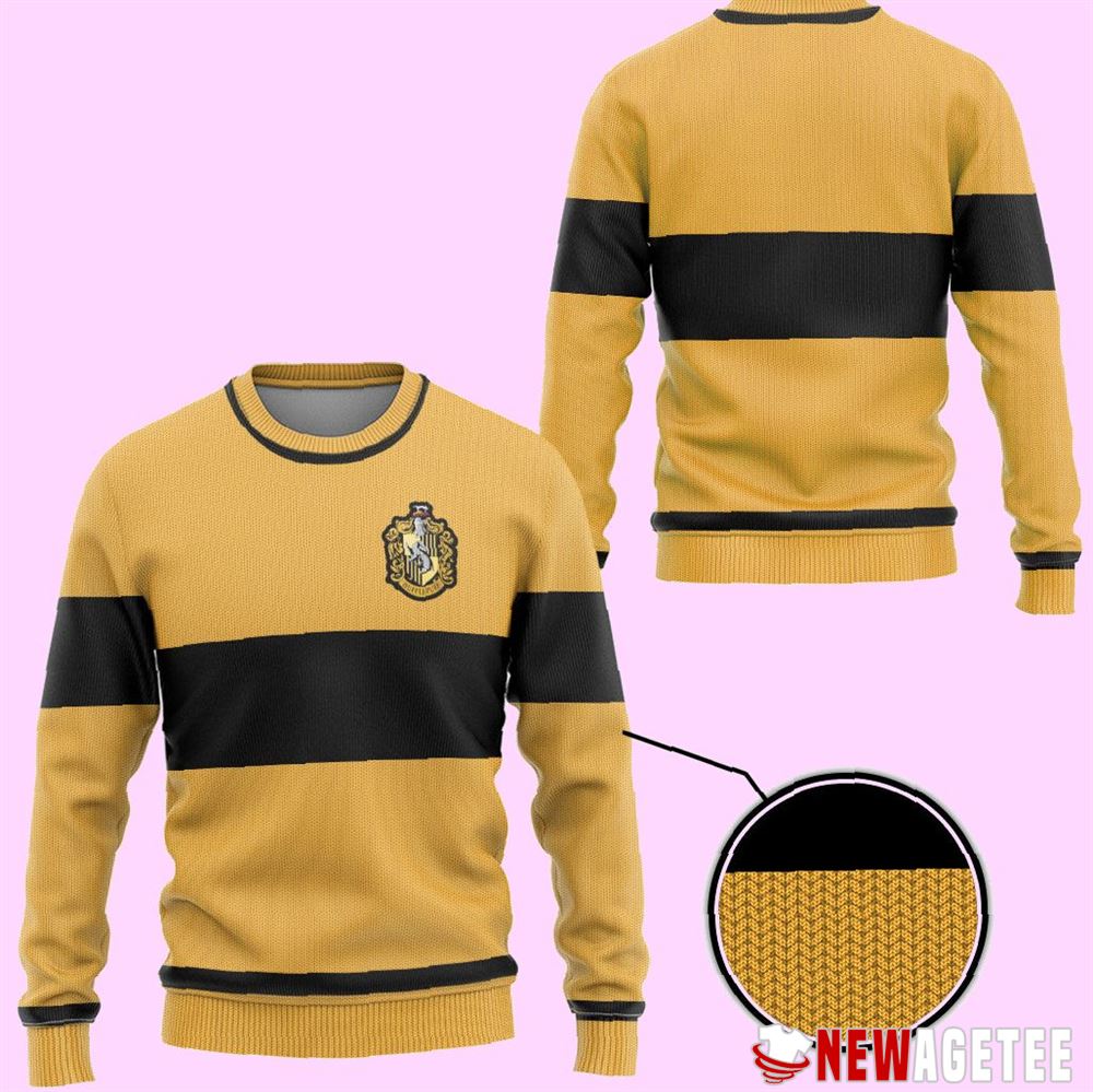 Hp Hufflepuff Quidditch Ugly Christmas Sweater Hp Hufflepuff Quidditch Ugly Christmas Sweater
