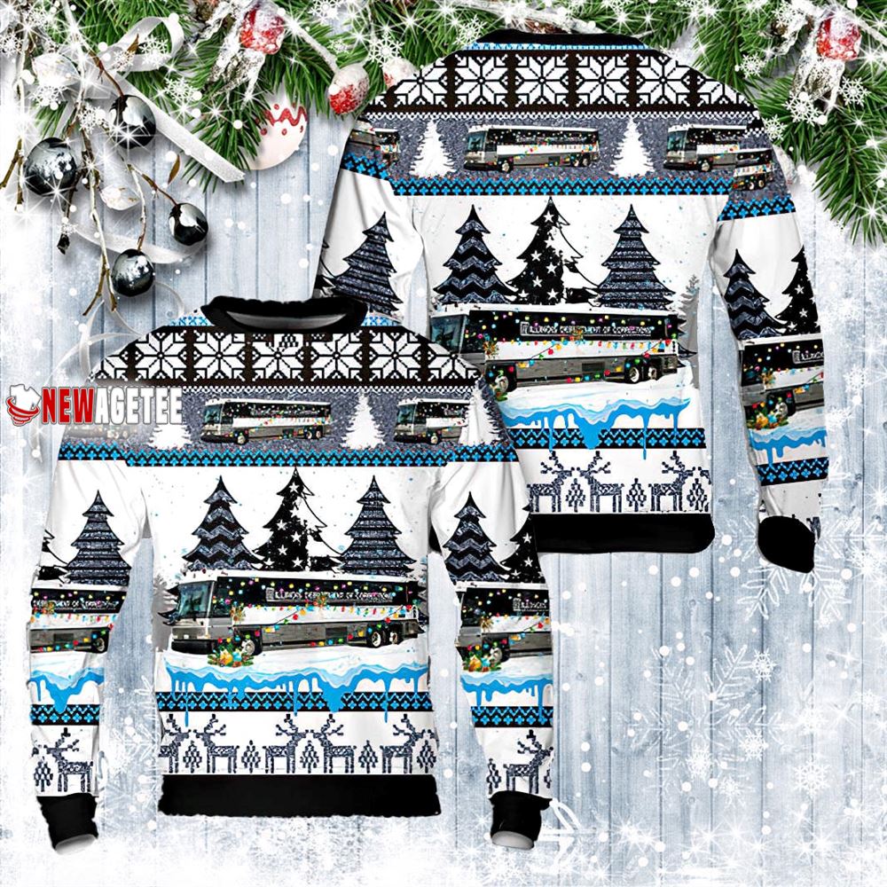 Illinois Department Of Corrections Christmas Ugly Sweater