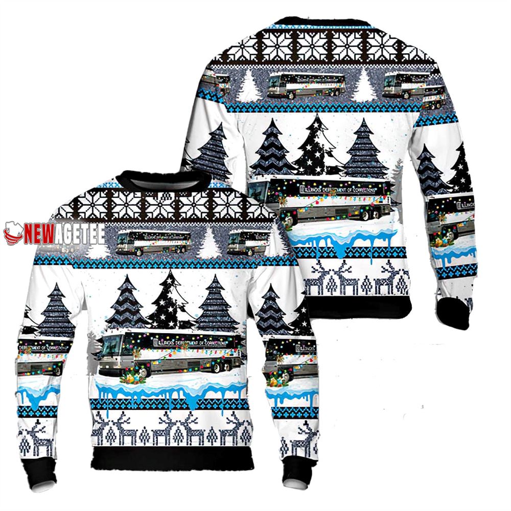 Illinois Department Of Corrections Christmas Ugly Sweater