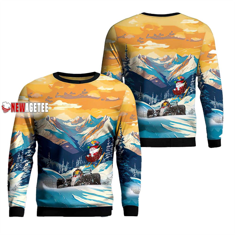 Lewis Hamilton Santa Formula 1 Motor Racing Christmas Sweater