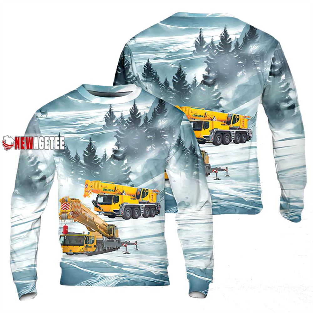 Logging Truck Christmas Sweater Logging Truck Christmas Sweater