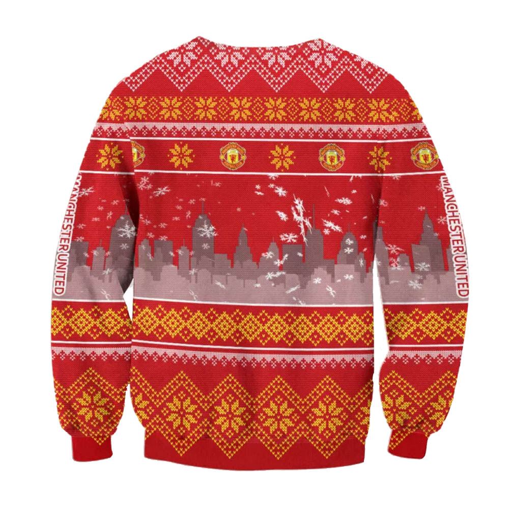 Manchester United Fc Logo Ugly Christmas Sweater