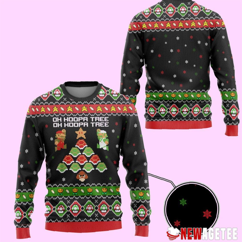 Mario Koopa Tree Ugly Christmas Sweater Mario Koopa Tree Ugly Christmas Sweater