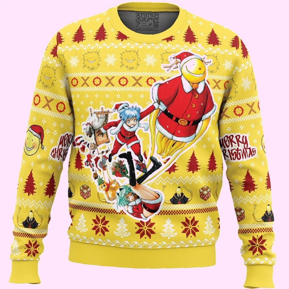 Merry Assassination Classroom Christmas Ugly Sweater
