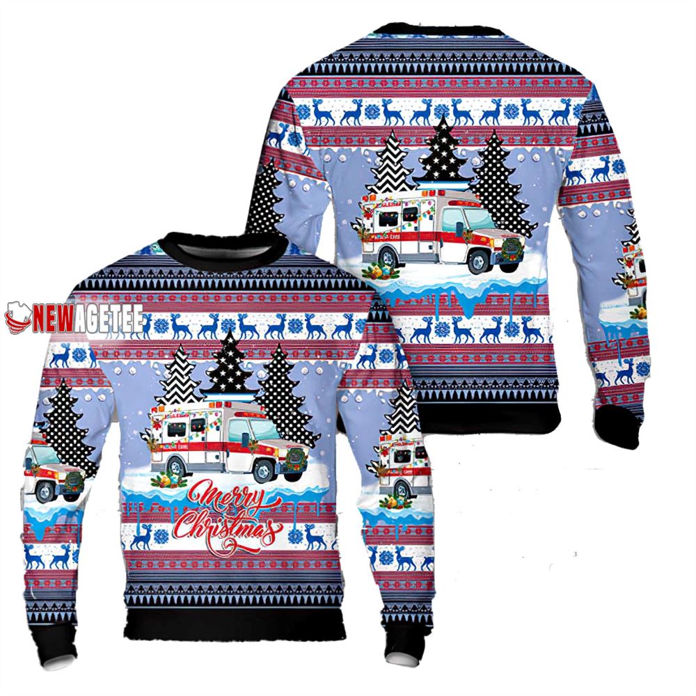 Merry Christmas Dispatch Tree Sweater