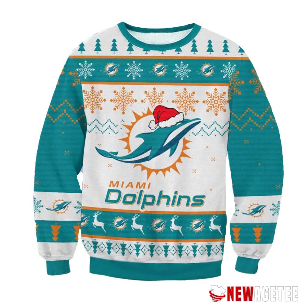 Miami Dolphins Grinch Remove Thread Nfl Ugly Christmas Sweater