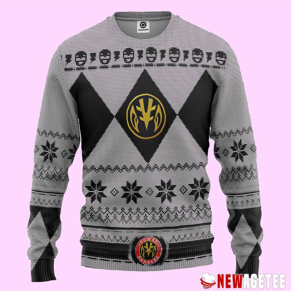 Mighty Morphin Red Power Ranger Ugly Christmas Sweater Mighty Morphin Red Power Ranger Ugly Christmas Sweater