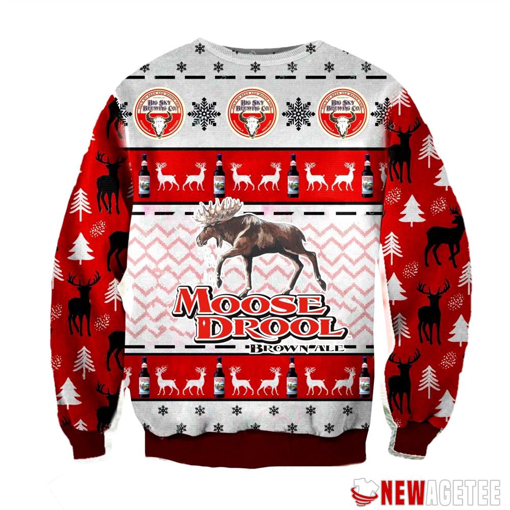 Moose Drool Ugly Christmas Sweater Gift Moose Drool Ugly Christmas Sweater Gift