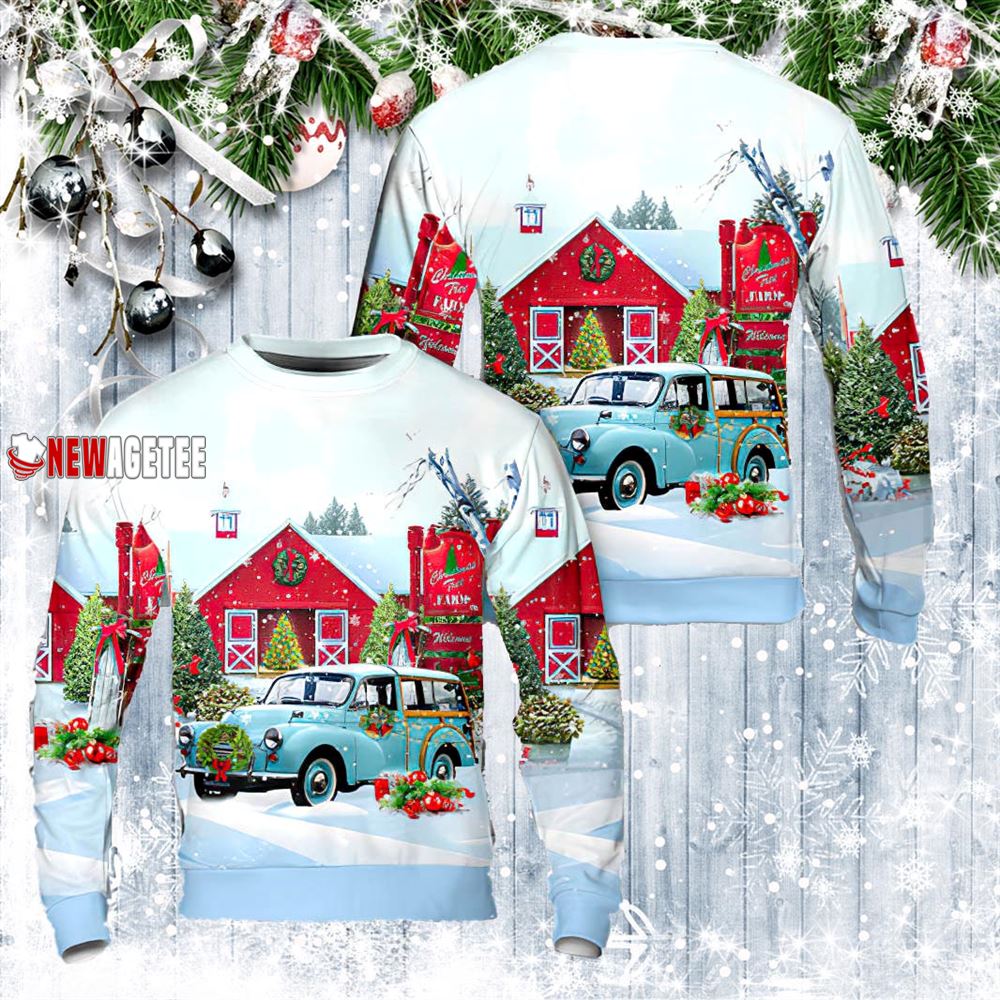 Morris Minor 1948 Christmas Ugly Sweater