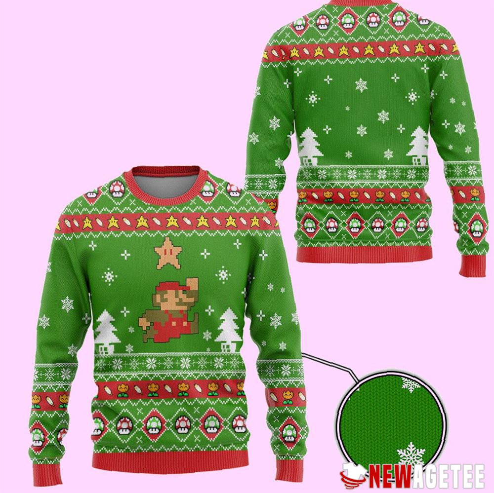 Nintendo Super Mario Ugly Christmas Sweater