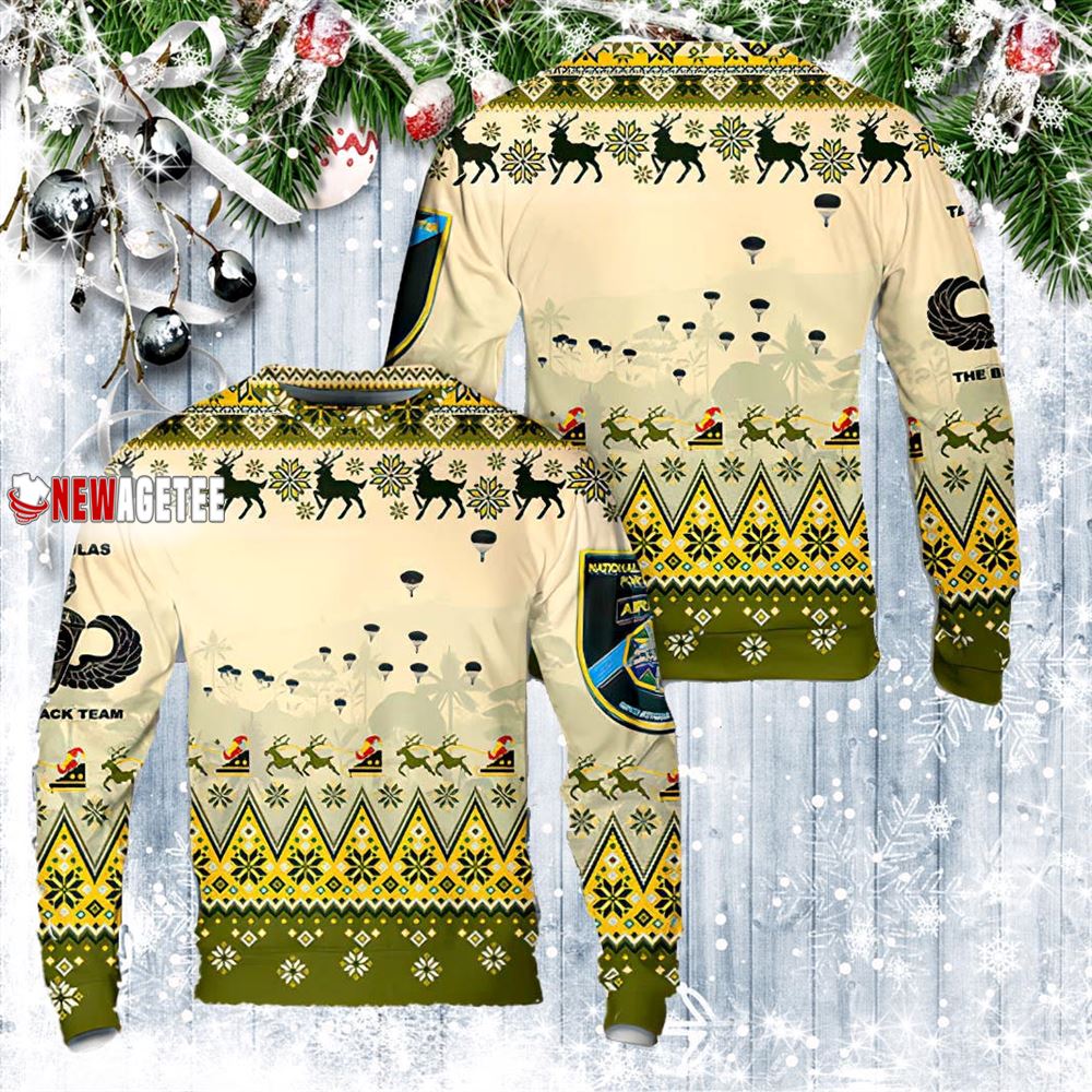 Ntc Operations Group Tarantula Airborne Christmas Sweater
