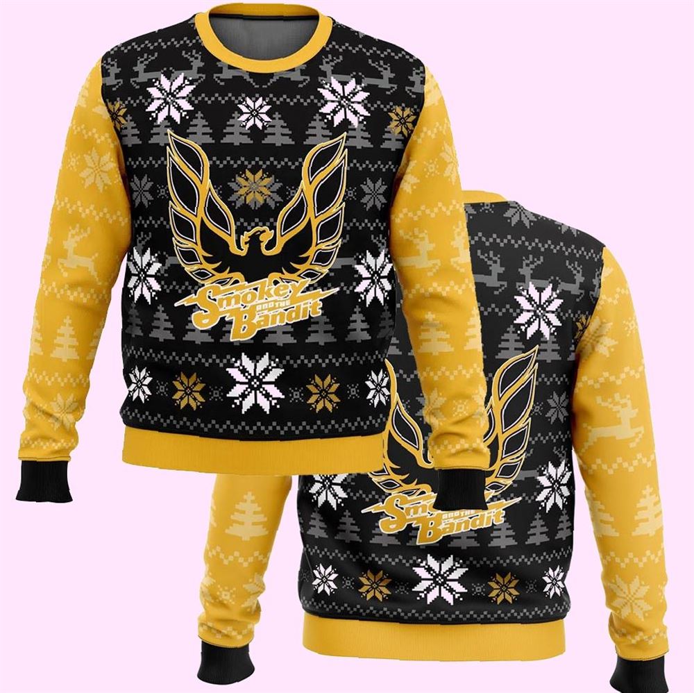 Pontiac Firebird Smokey And The Bandit Christmas Ugly Sweater