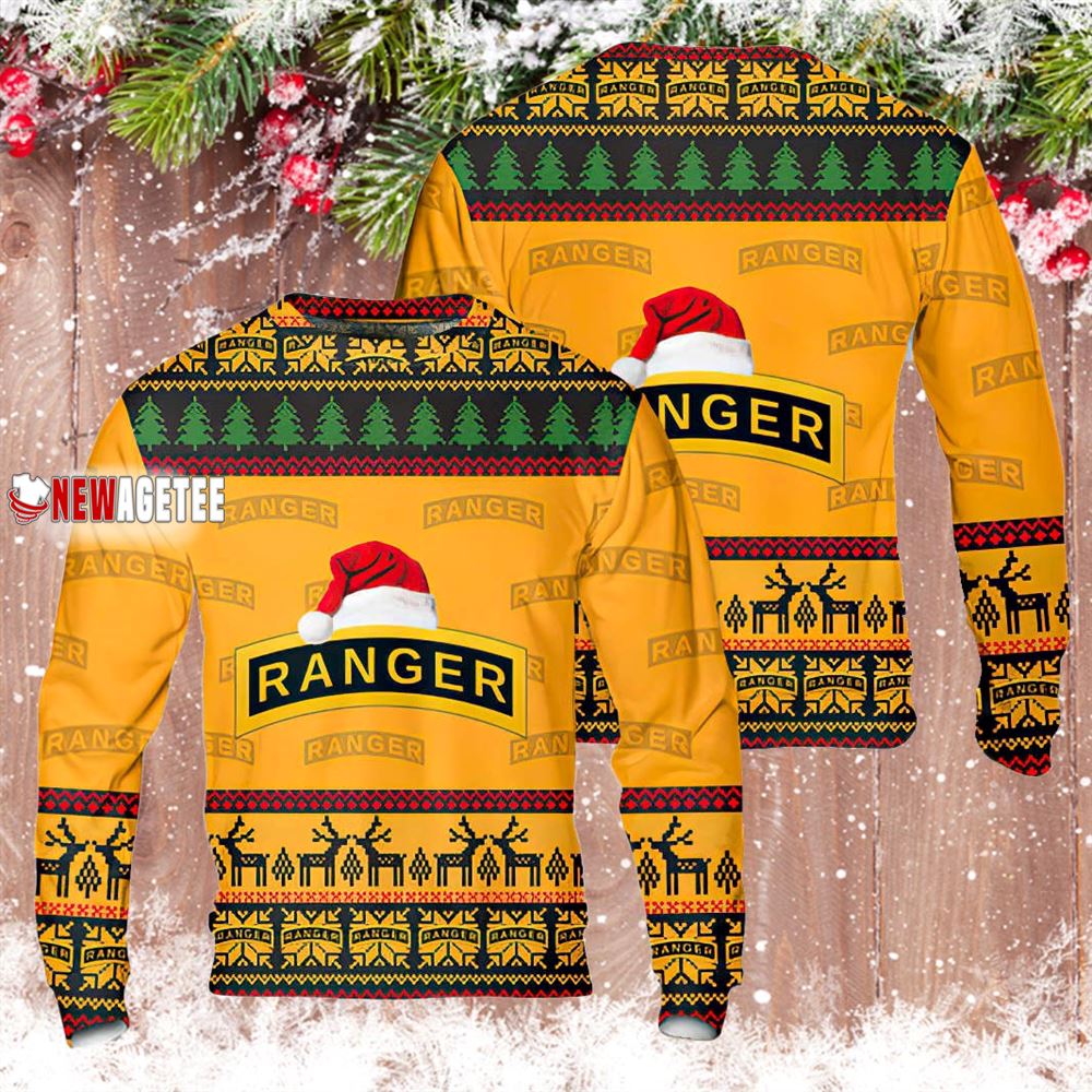 Ranger Tab Christmas Ugly Sweater