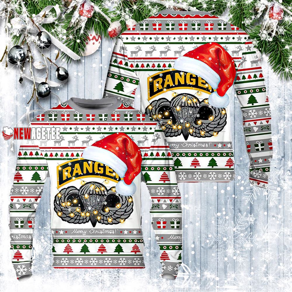 Ranger Tab With Wings Christmas Sweater