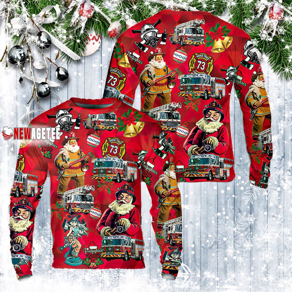 Rose Tree Fire Company Media Pennsylvania Christmas Sweater