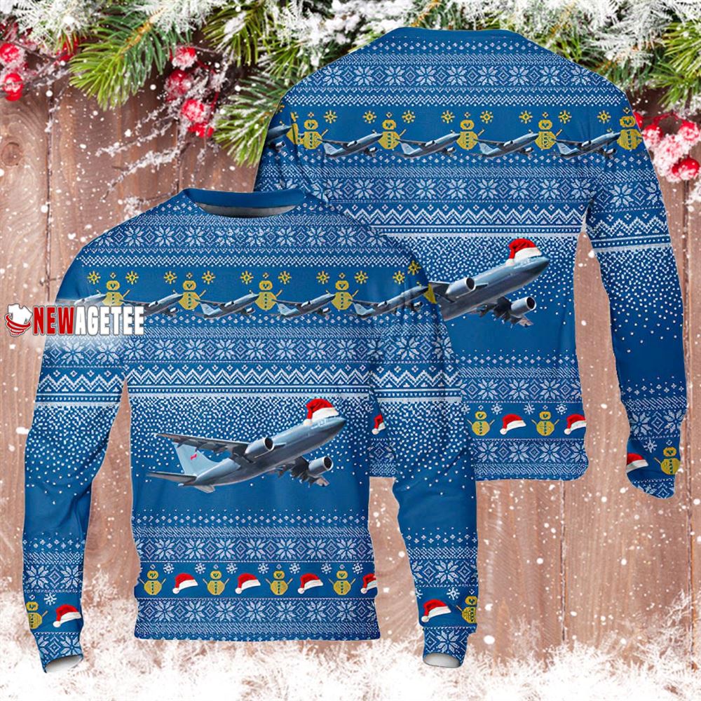 Royal Canadian Air Force Airbus 310 Christmas Sweater