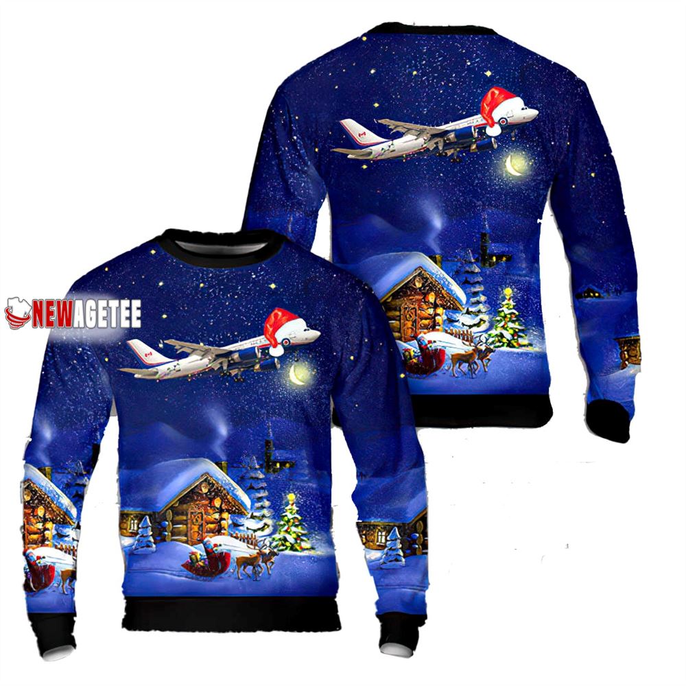 Royal Canadian Air Force Airbus 330 Christmas Sweater