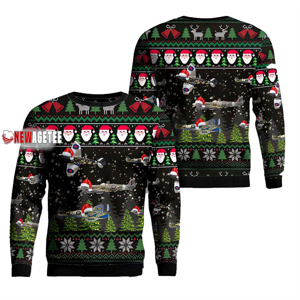 Royal Canadian Air Force Spitfires Christmas Sweater