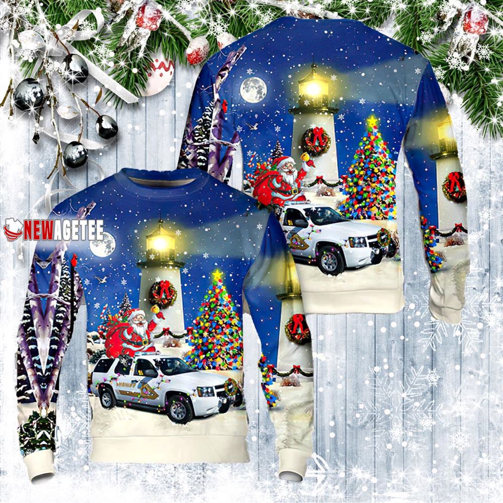 San Bernardino County Sheriff Christmas Ugly Sweater