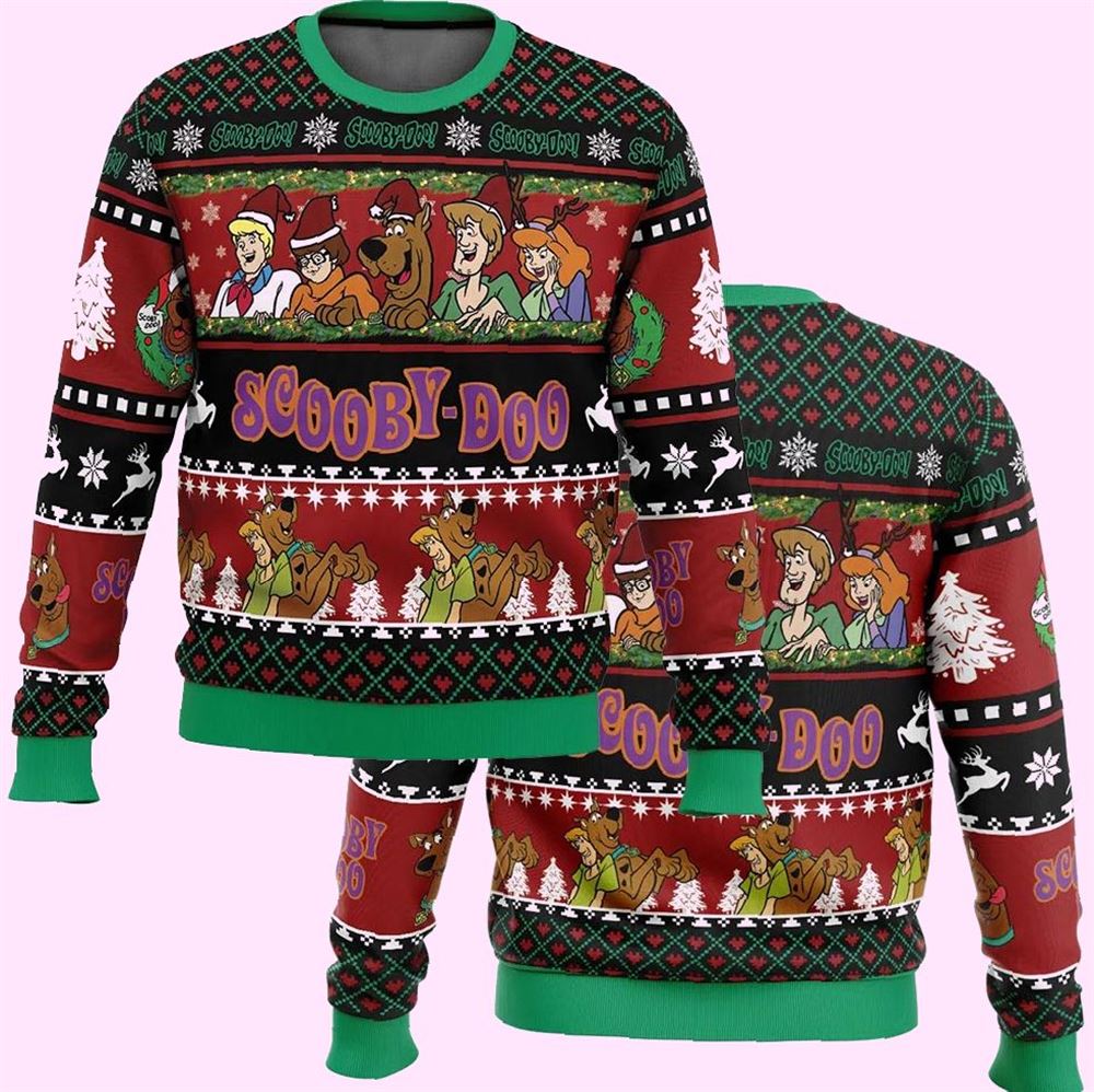 Scooby-doo Mystery Inc Merry Christmas Ugly Sweater