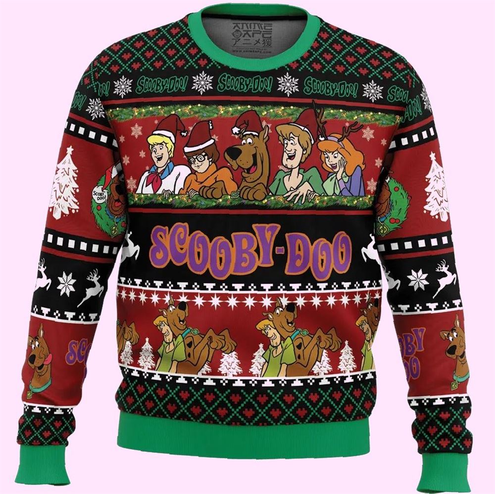 Scooby-doo Mystery Inc Merry Christmas Ugly Sweater