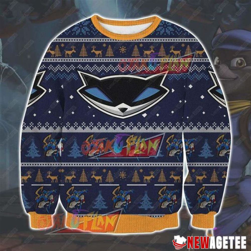 Sly Cooper Christmas Ugly Sweater
