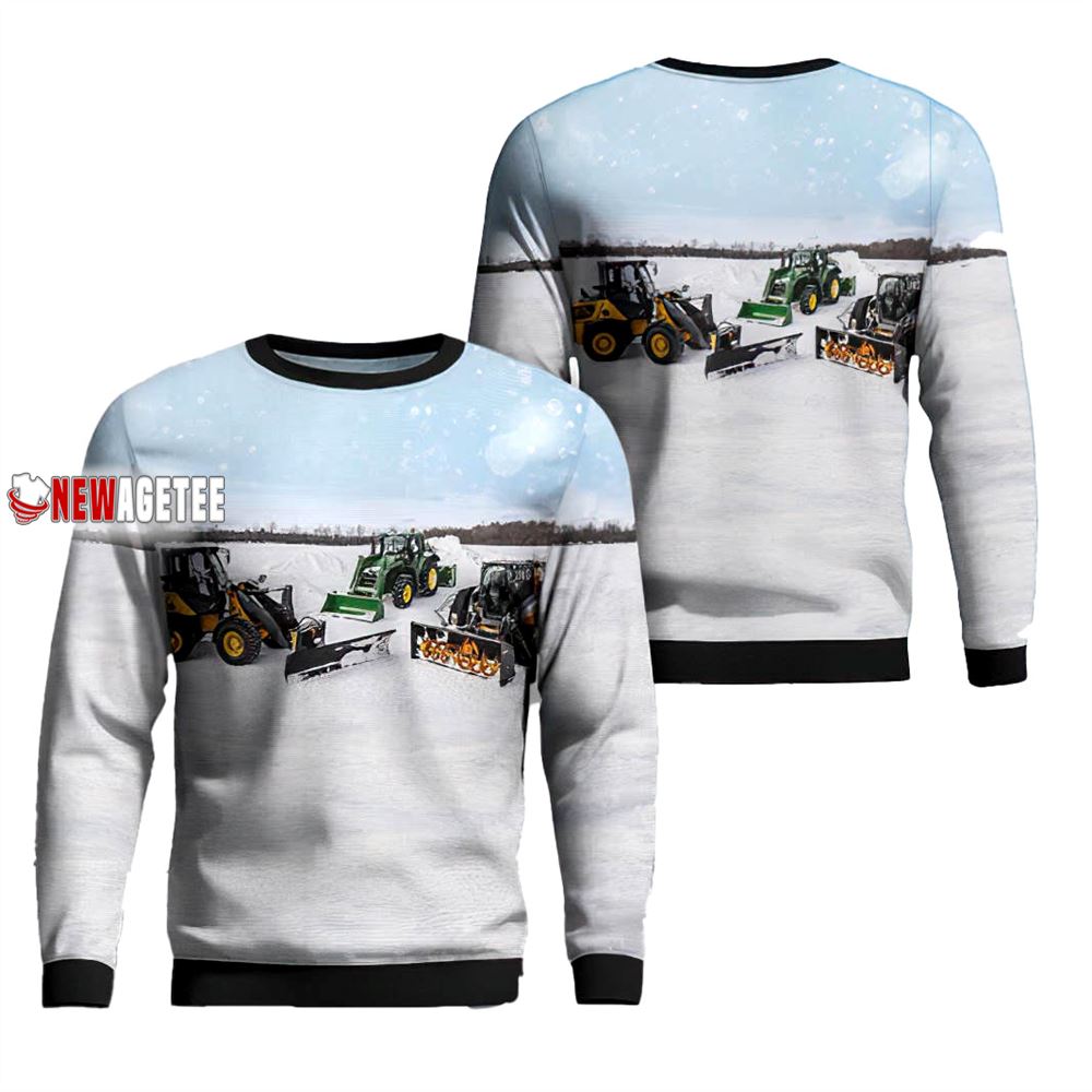 Snow Removal Equipment Christmas Sweater