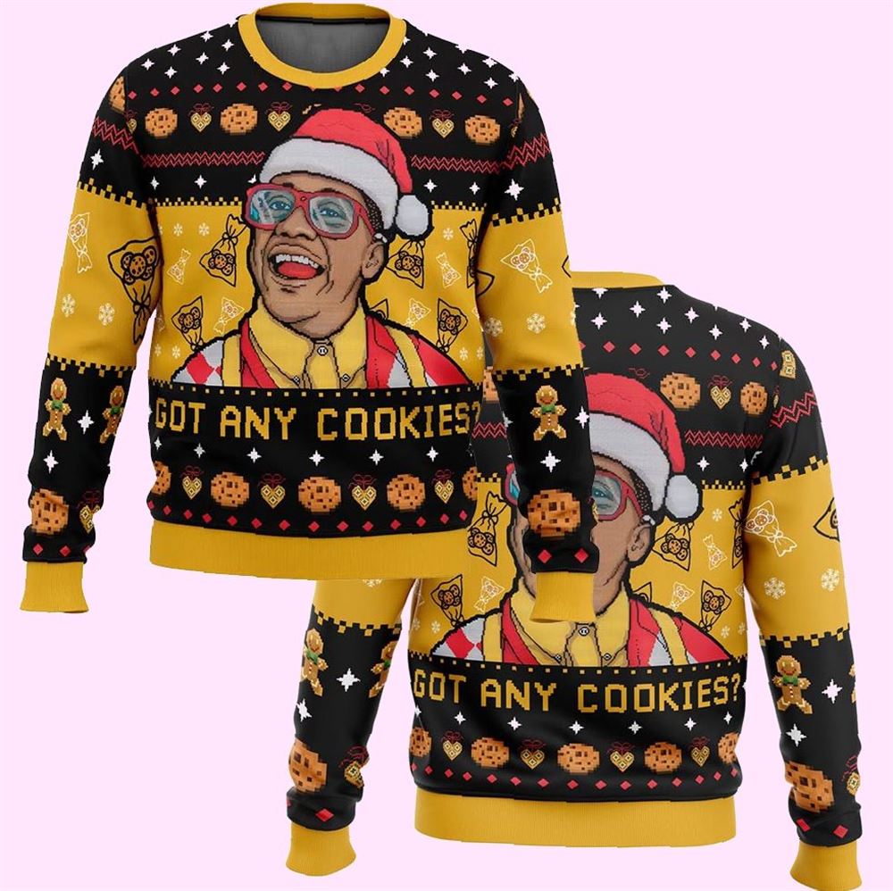 Steve Urkel Got Any Cookies Family Matters Christmas Ugly Sweater