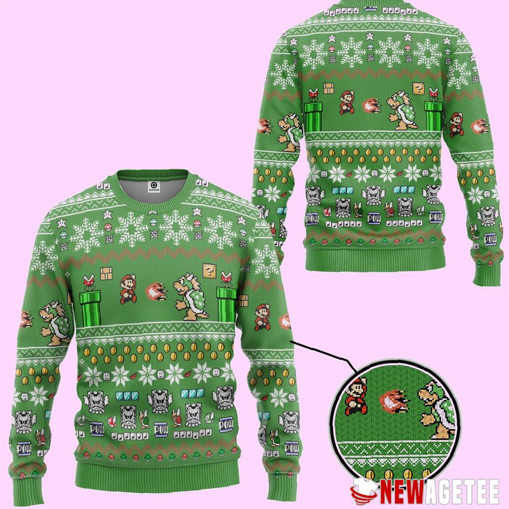 Super Mario Ugly Christmas Sweater