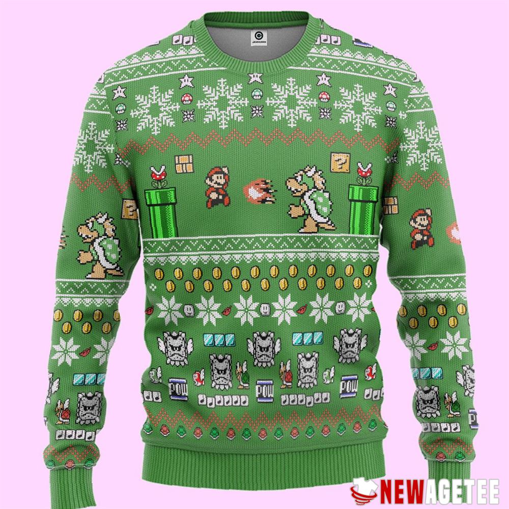 Super Mario Ugly Christmas Sweater
