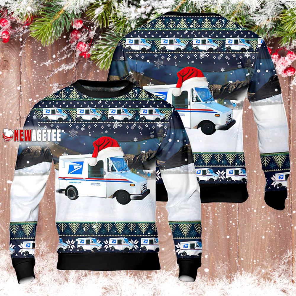 United Airlines Boeing 747 422 Tulip Lahaina Harbor Christmas Sweater