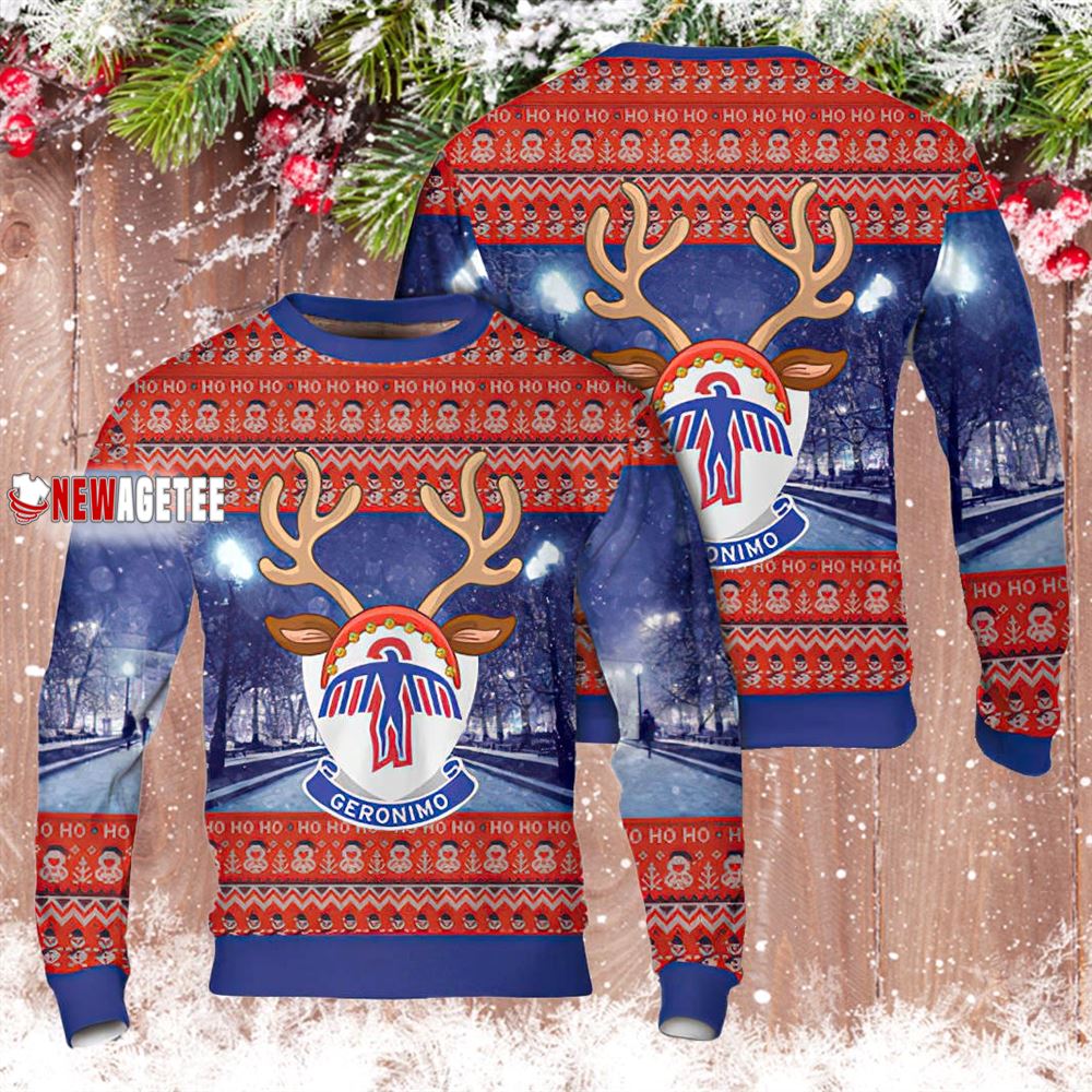 Us Army 501st Parachute Airborne Infantry Regiment Christmas Sweater