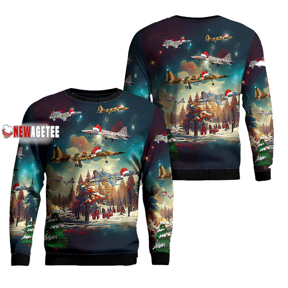 Us Navy Northrop Grumman E-2 Hawkeye Christmas Sweater