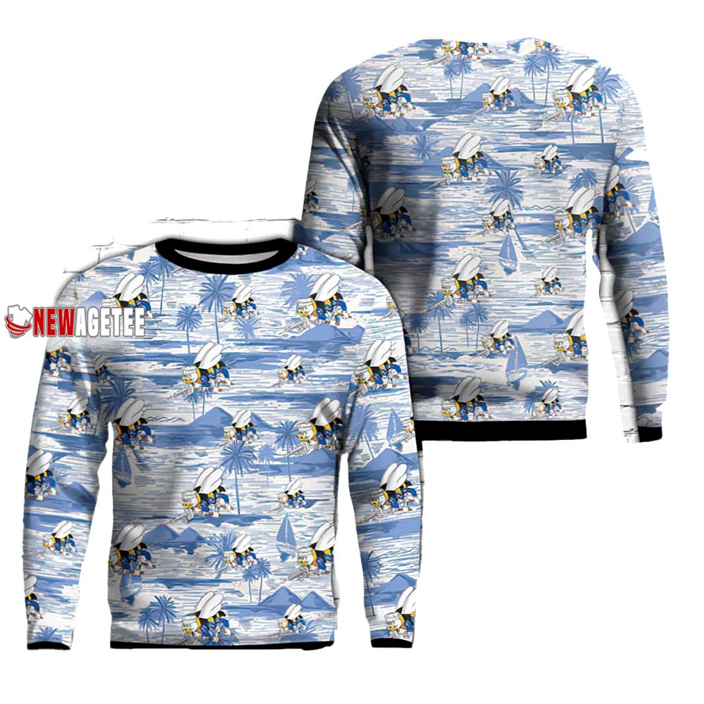 Us Navy Uss Nimitz Cvn 68 Christmas Ugly Sweater