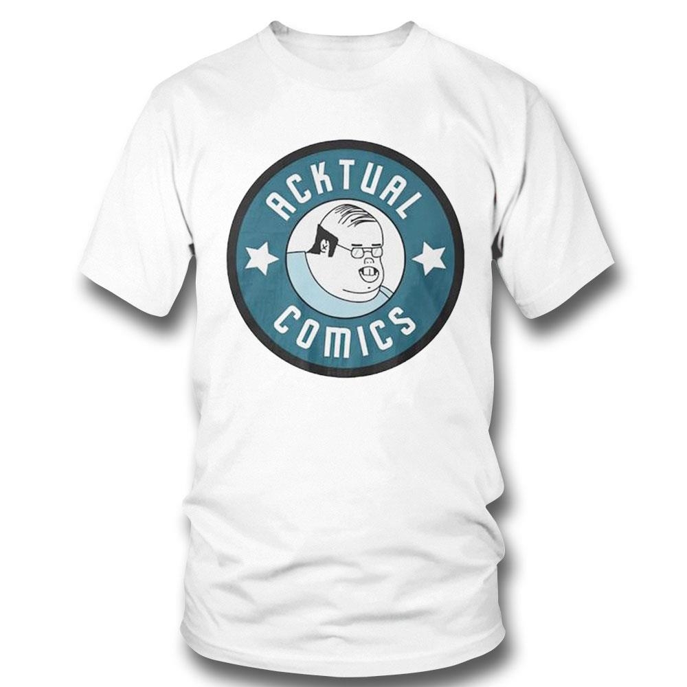 Acktual Comics Shirt Long Sleeve Tee