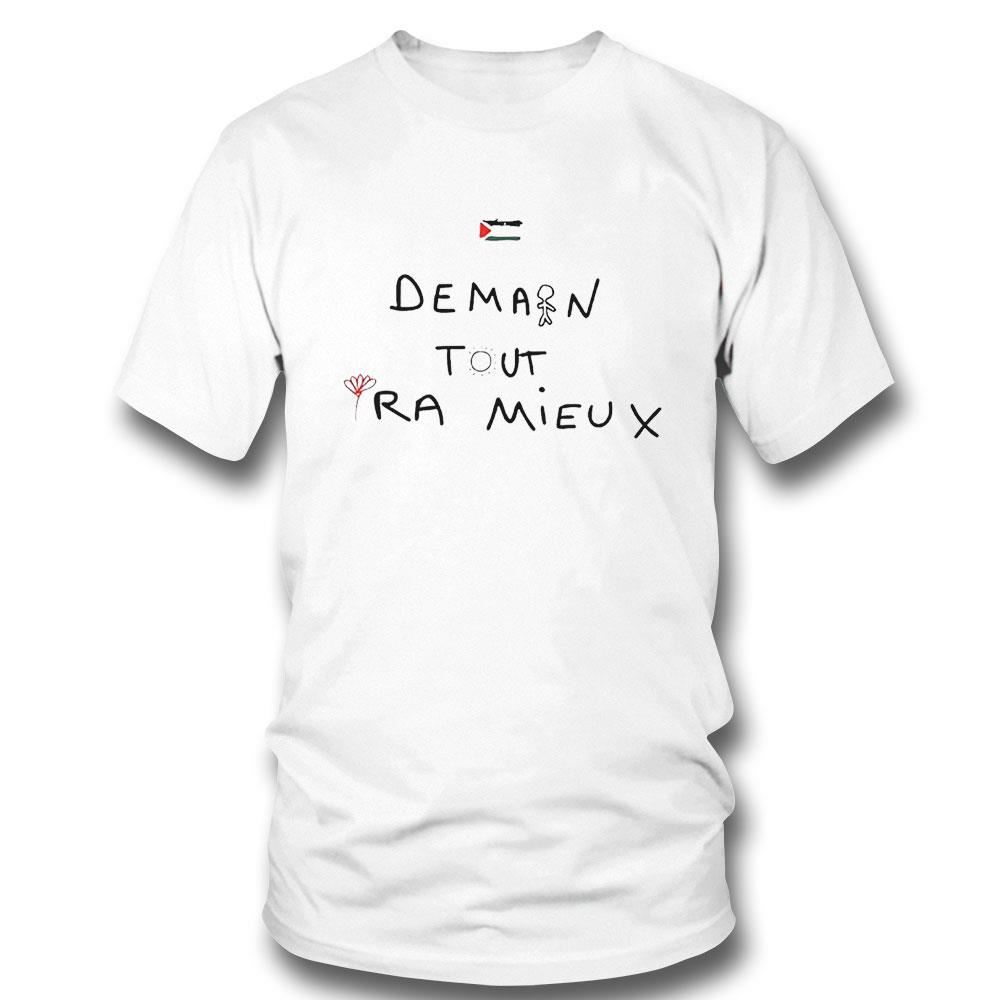 Enfan De Palestine Demain Tout Ira Mieux T-shirt Hoodie