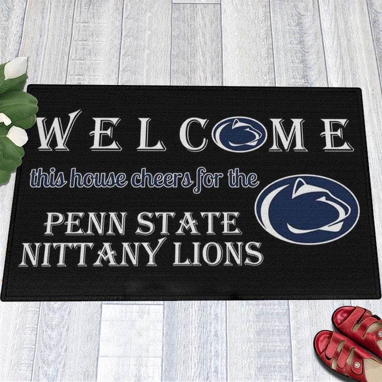 Welcome This House Cheers For The Penn State Nittany Lions Doormat